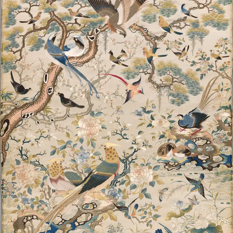 A patterned textile design